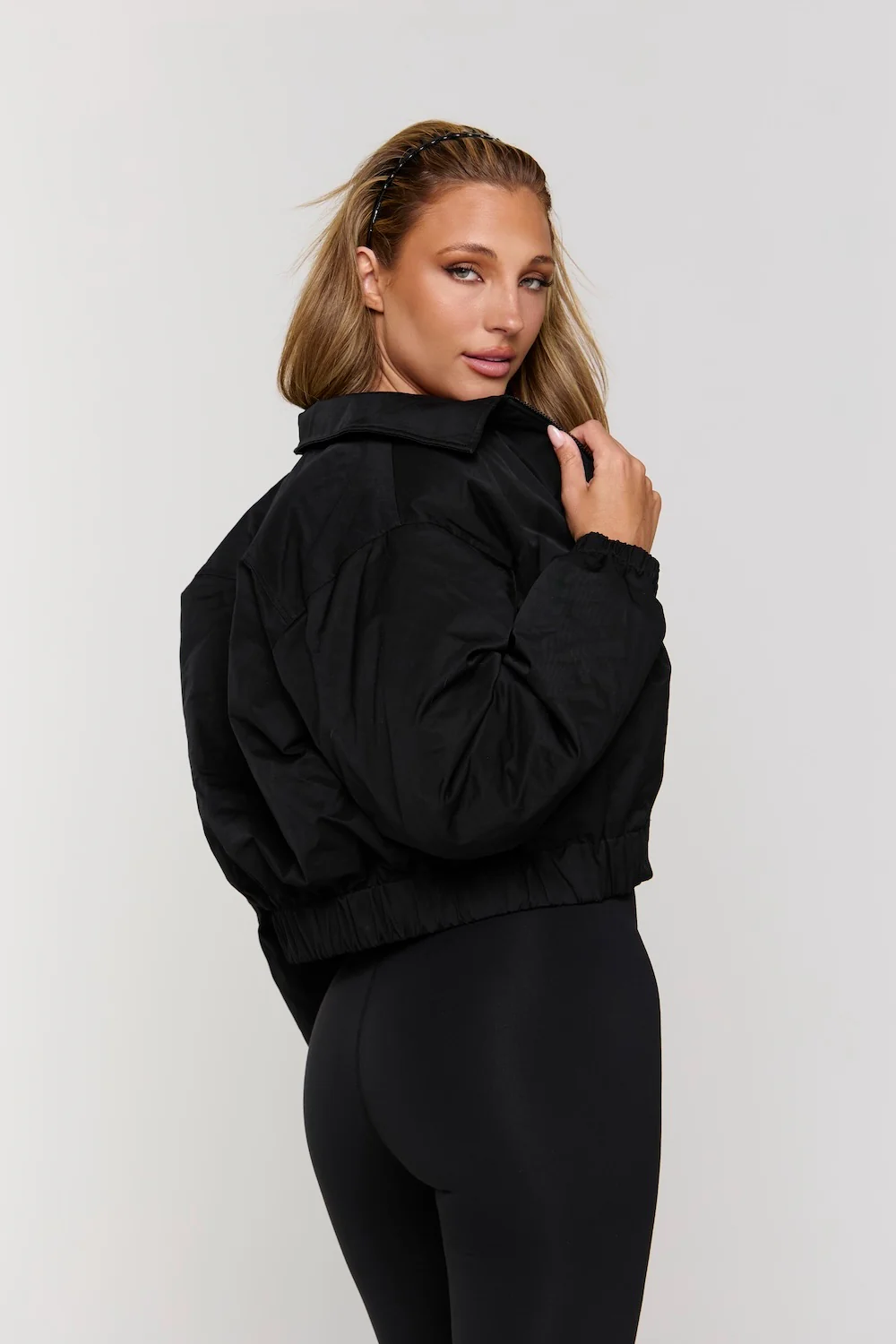 Astoria Bomber Jacket - Black - Image 2