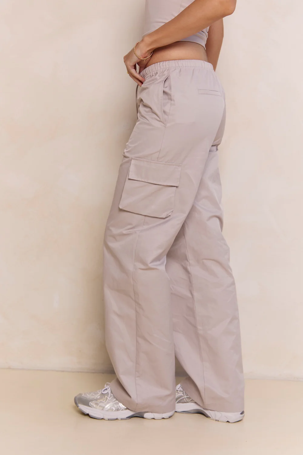 Astoria Cargo Pant - Ash Grey - Image 2