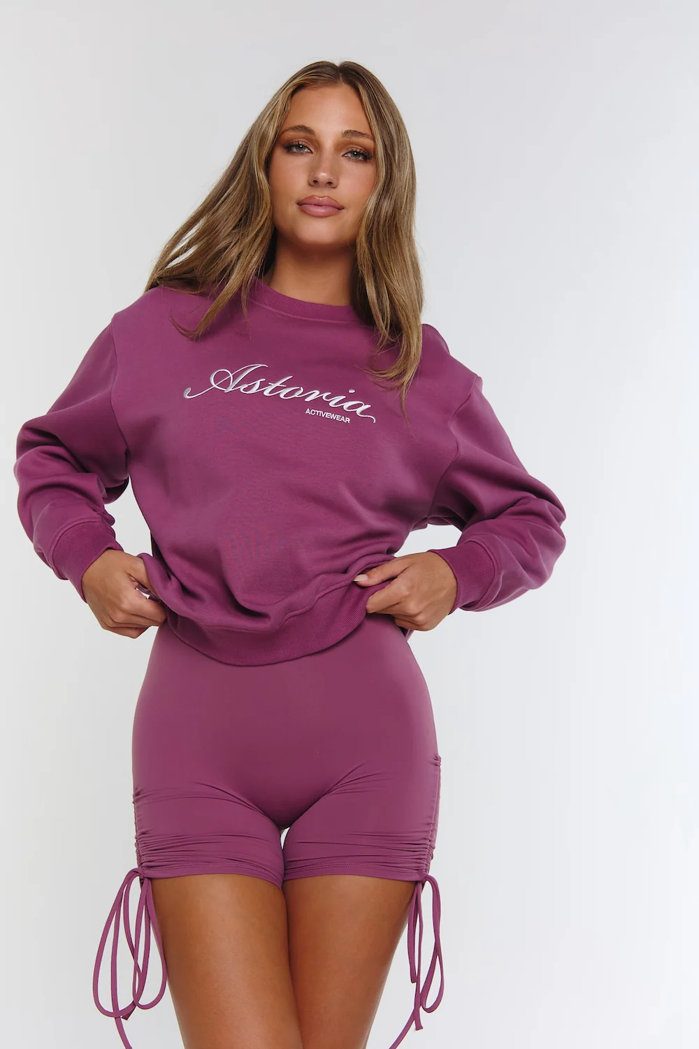 Astoria Crewneck Sweatshirt - Sugarplum - Image 3