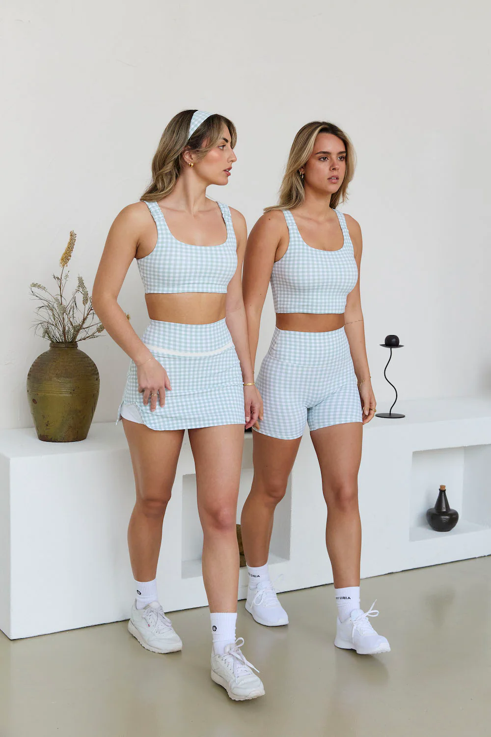 Astoria LUXE BALANCE Tennis Skirt - Jade Gingham - Image 8