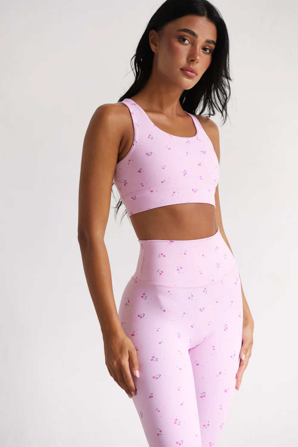Astoria LUXE BLOSSOM Full Length Legging - Cherry - Image 4