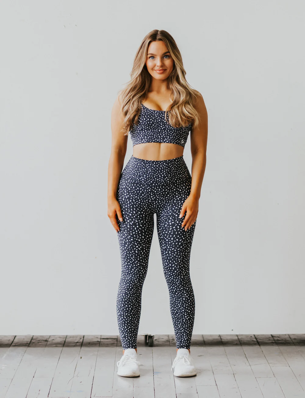 Astoria LUXE IGNITE Full Length Legging - Black Speckle - Image 2