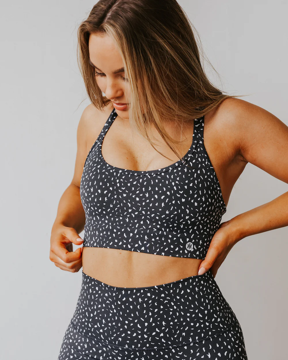 Astoria LUXE IGNITE Sports Bra - Black Speckle