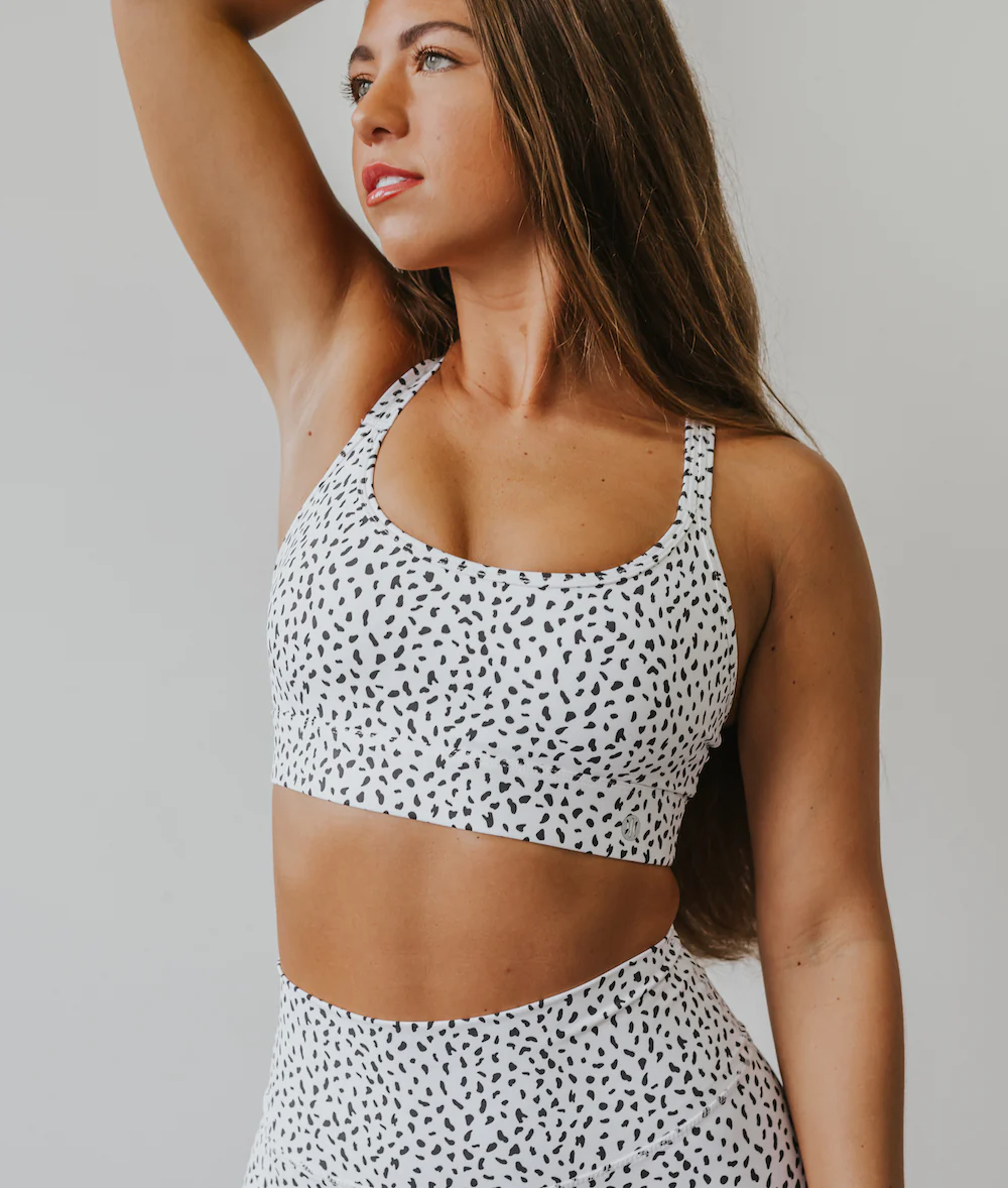 Astoria LUXE IGNITE Sports Bra - White Speckle - Image 2