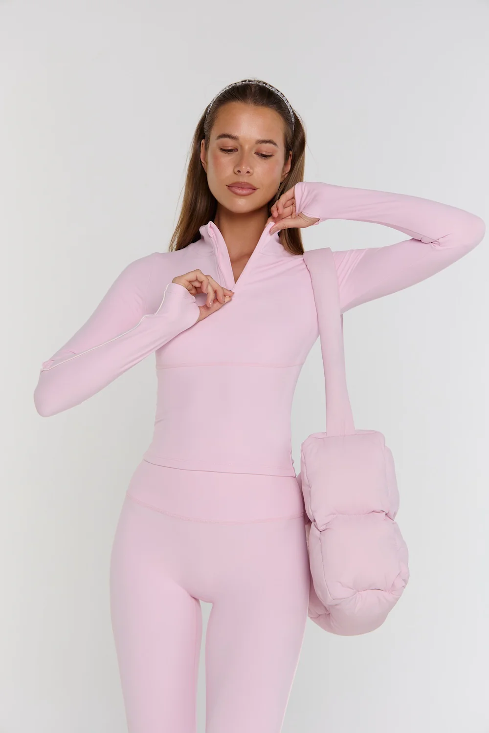 Astoria Puffer Tote Bag - Pink - Image 2