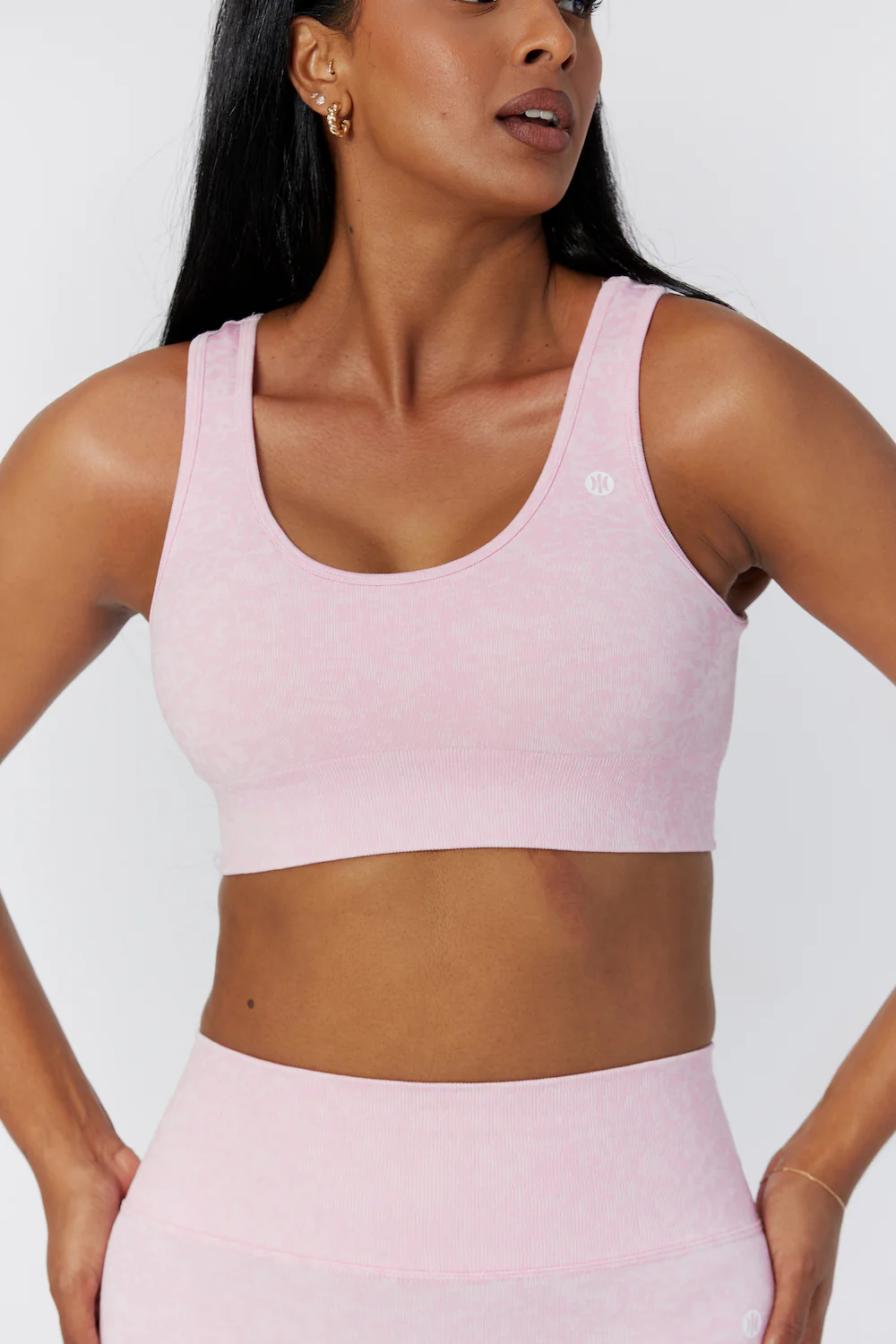 Astoria RISE Seamless Sports Bra - Baby Pink